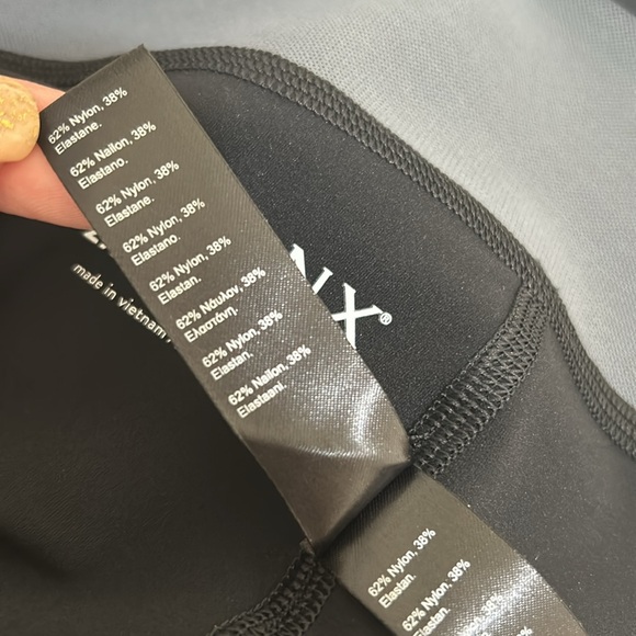 SPANX ICON LEGGINGS HIGH WAIST STRECH VERY BLACK WOMENS SZ 2XL NEW - Picture 9 of 10